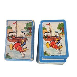 Donald Duck Nephews Miniature Playing Cards By Hallmark Walt Disney Productions